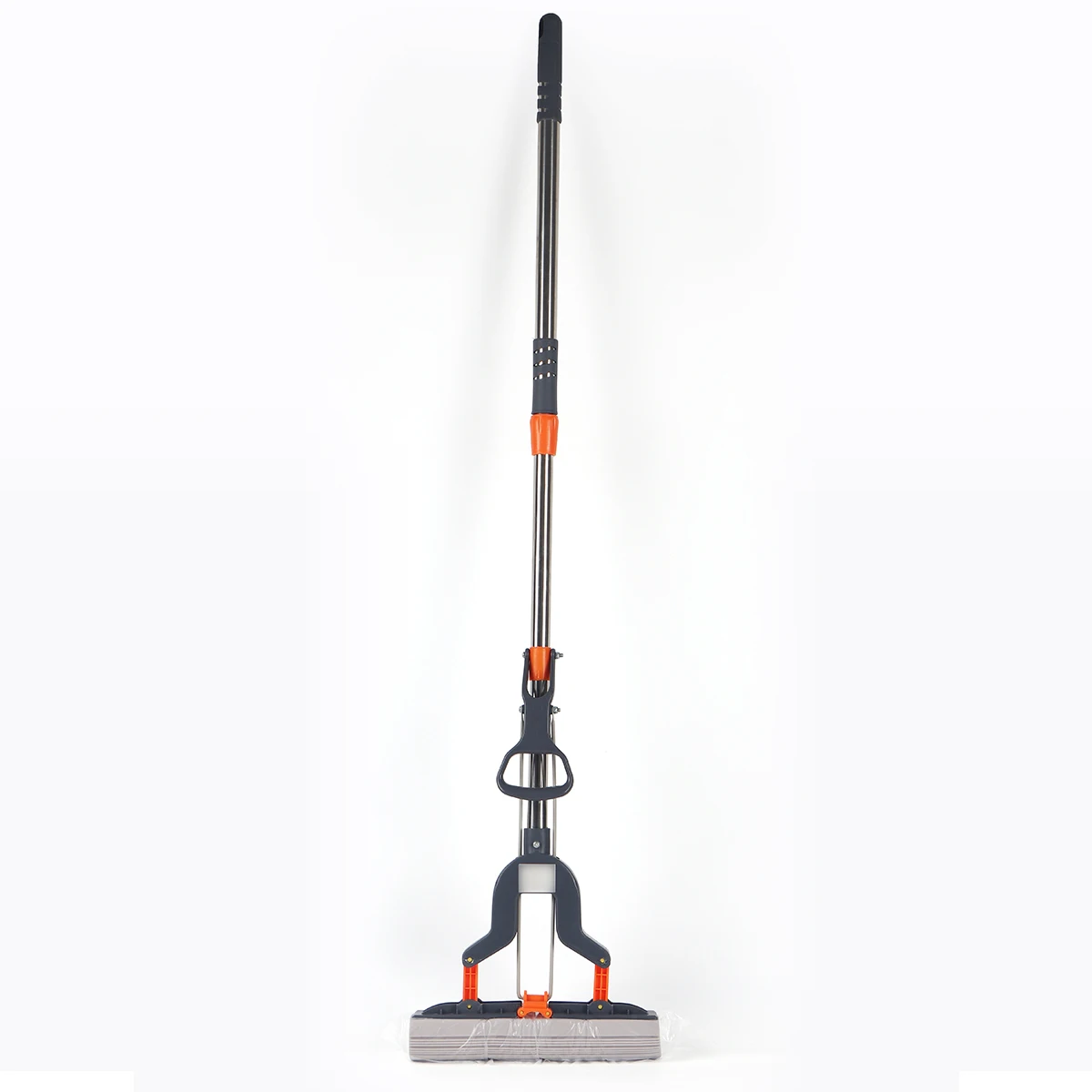 Free Hand Washing Stainless Steel Mop Absorbent Sponge Water Cleaning Tool Household Mop