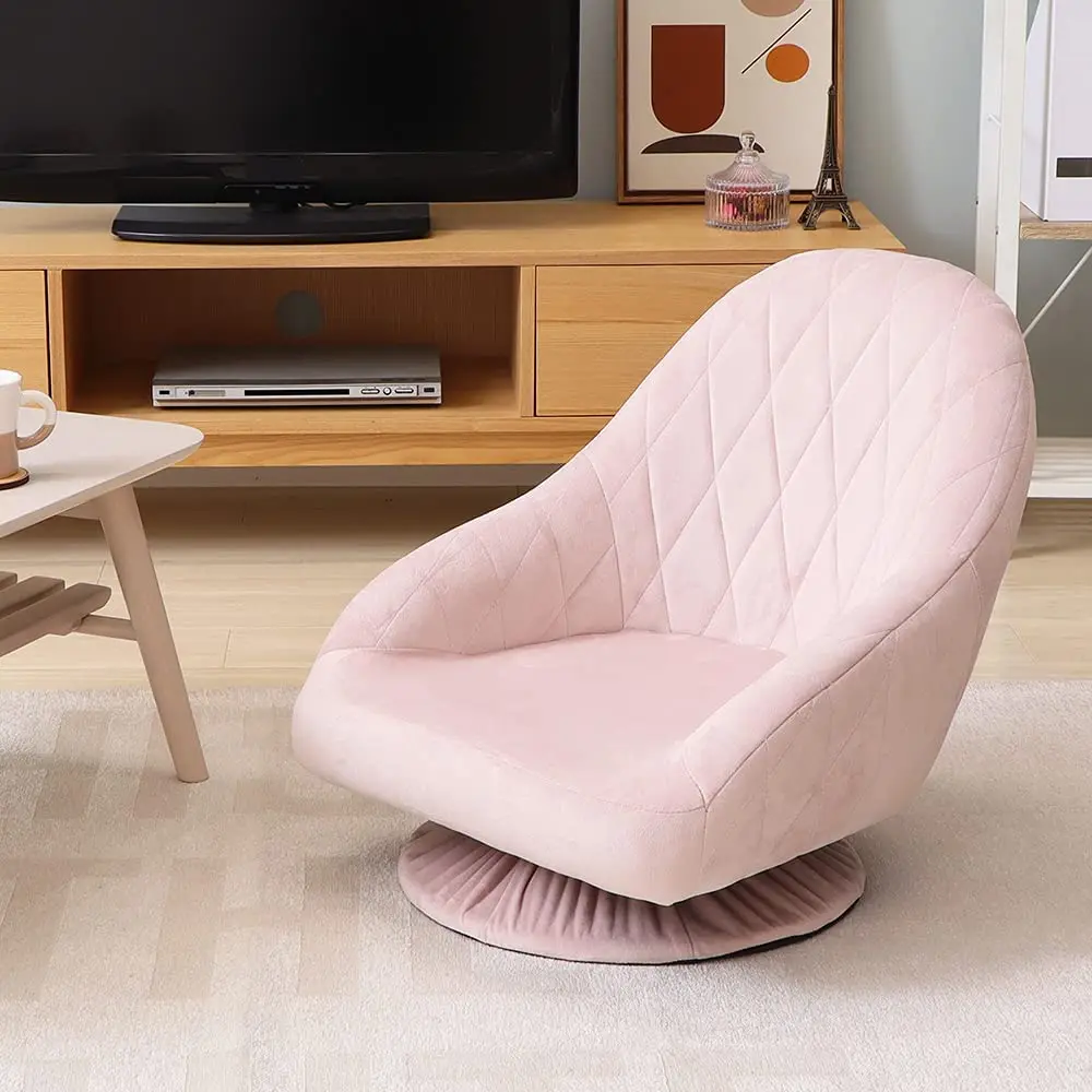 Japanese Style Adjustable Back Support  Swivel Revolving  Sitting Cushion Living Room Chair Lazy Sofa Floor Chair