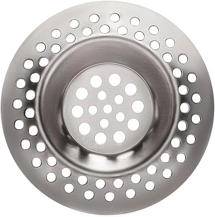 
Portable Steel Hair Catcher, Standard Strainer Drain Protector from Clog for Bathroom, Kitchen, Shower 