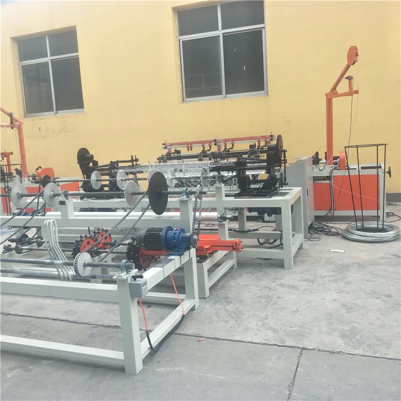 Factory Supplying Automated Full Automatic Gabion Chain Link Machine