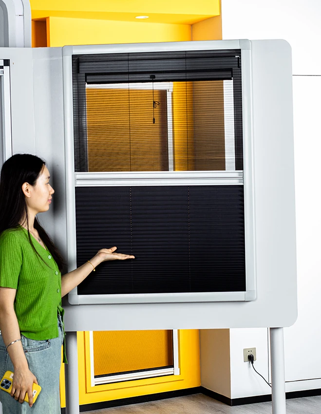 Window Mosquito Screen Net Retractable insect screen Mesh roll up screen bug Mosquito Net window