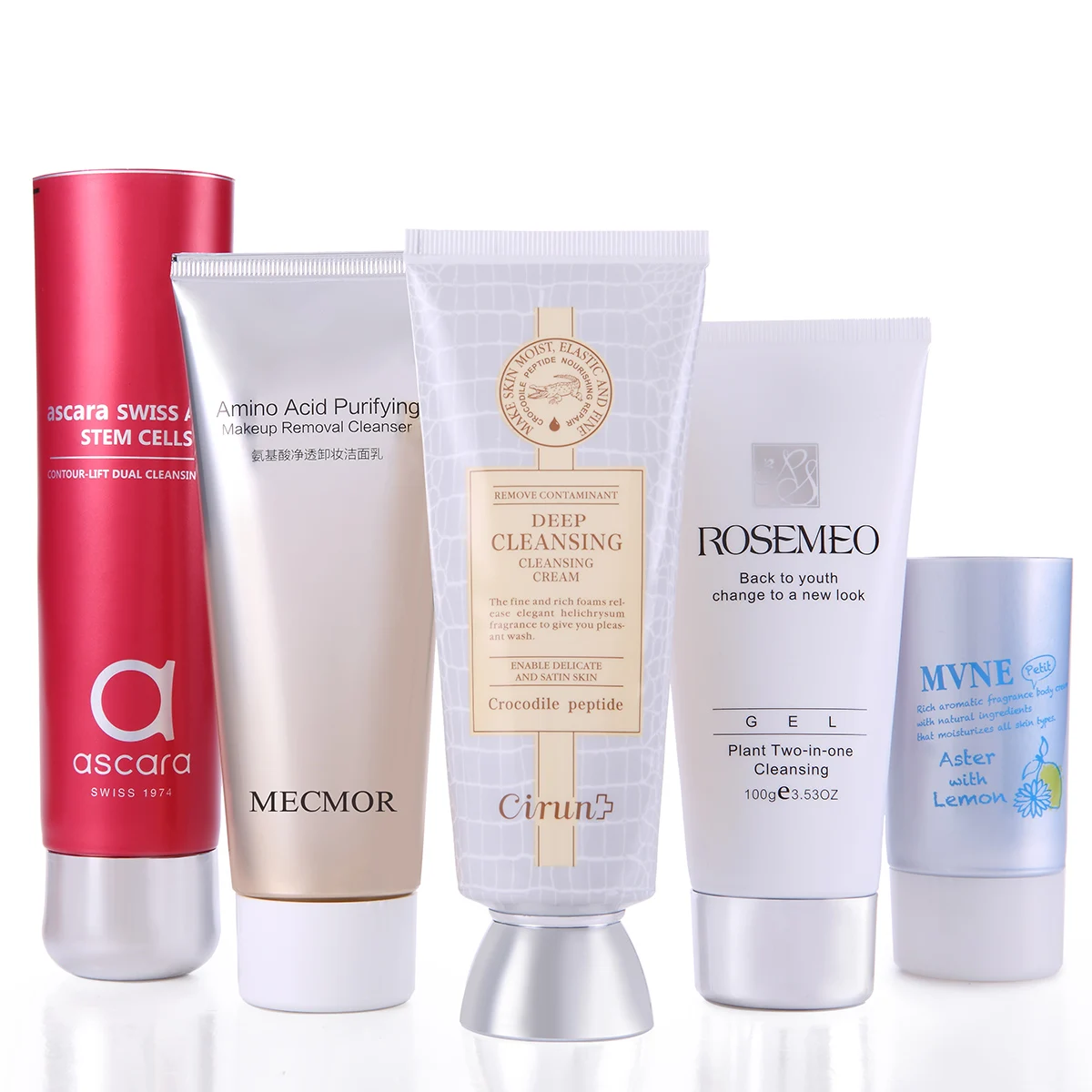 Style 130ml Snow Sleeping Mask Tube Packaging Screw Cap Cosmetic Plastic Korea for Personal Skin Care with Bowl Shape Two Piece