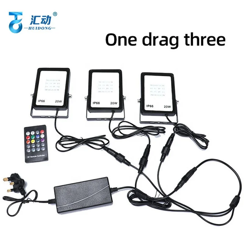 Smart 3m google RGB spotlights RGBCW Color Changing WiFi Torchiere LED Bright Dimmable garden spotlight for outdoor spotlight