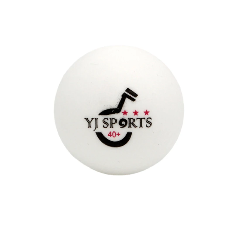 
YJ yunjia white plastic durable ABS 40+ seamed table tennis ball club training wholesale 3 star ping pong balls 
