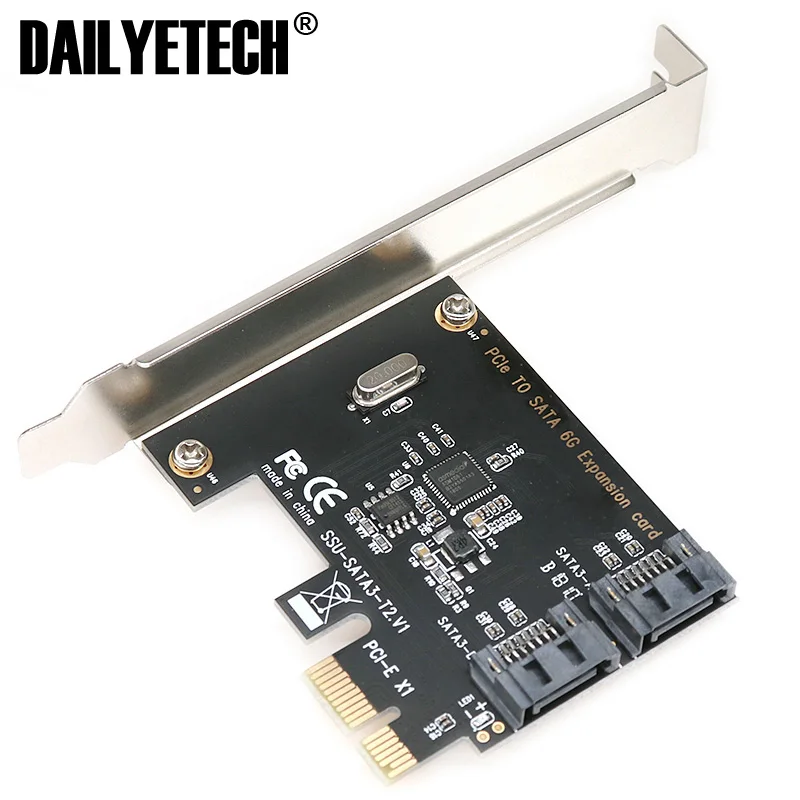  Плата расширения SATA PCI express на 3 0 2 порта контроллер