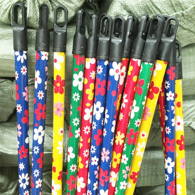 China factory wholesale High Quality sri lanka plastic broom 90cm-120cm Size broom handle Broom Sticks for clean room