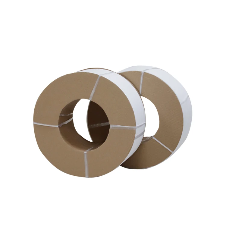 Customization 12 mm support LOGO printed Polypropylene strap PP packaging tape roll