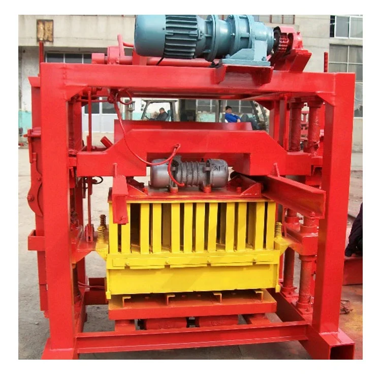 QTJ 4-35B2 Cheap Concrete Block Making Machine De Fabrication Des Brique Bloc Ciment Price Hydraulic Brick Making Machine