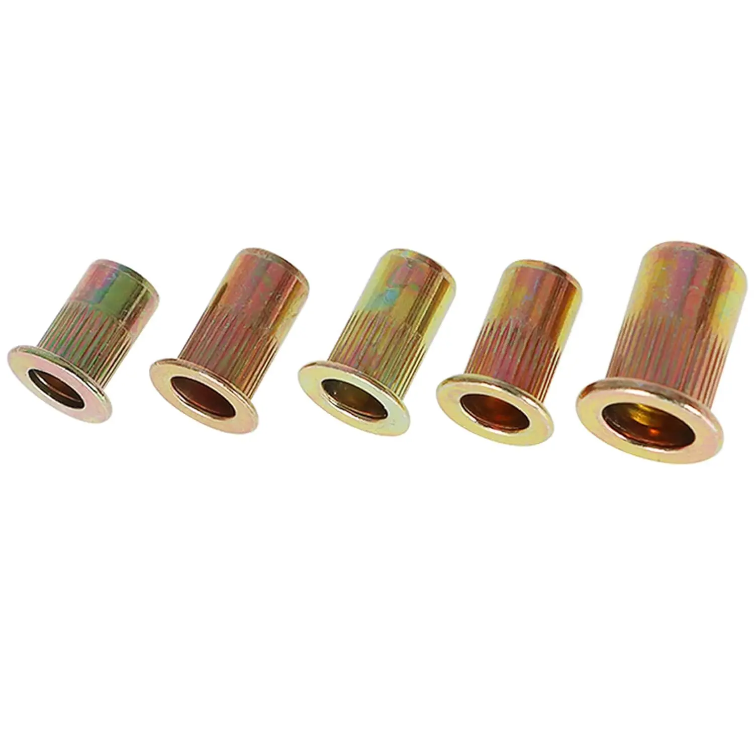 Carbon Steel Rivet Nuts Flat Head Threaded Insert Nutserts