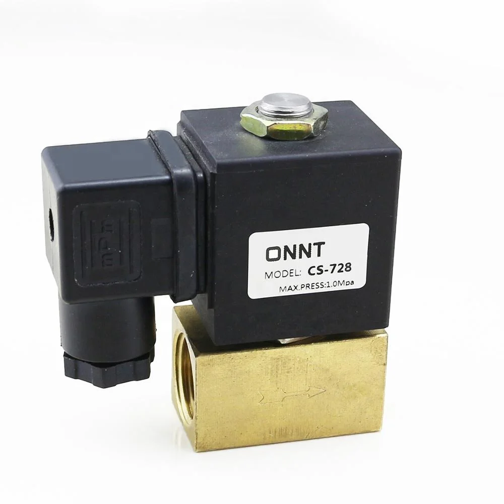 CS-728 AC220V DC24V 2/2 Way 1/2' 16bar brass Solenoid Valve