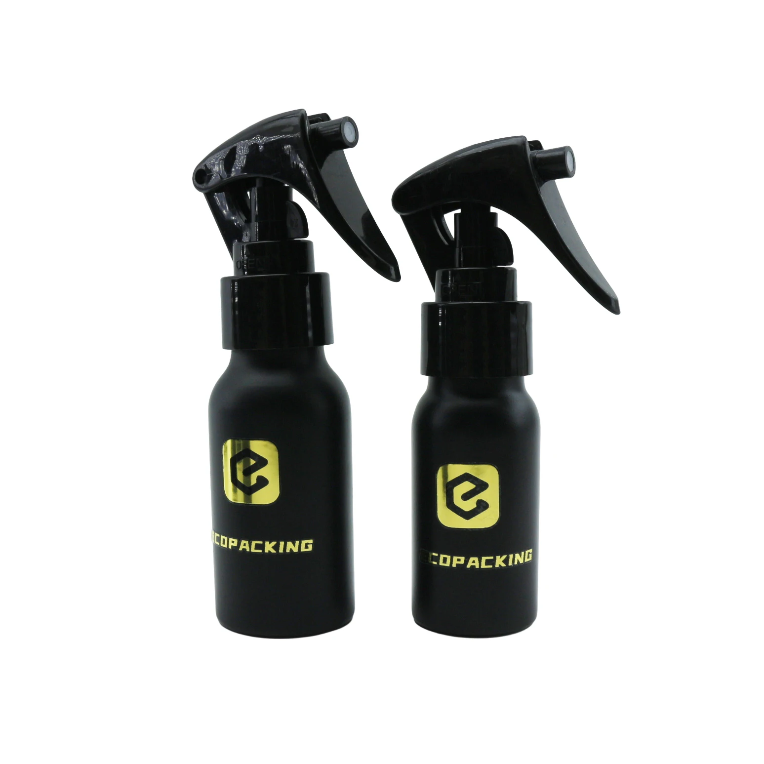 matte black 1oz 2oz 4oz 8oz 16oz metal aluminum cosmetics spray bottle for sale kitchen cleanser fine mist sprayer DDD888