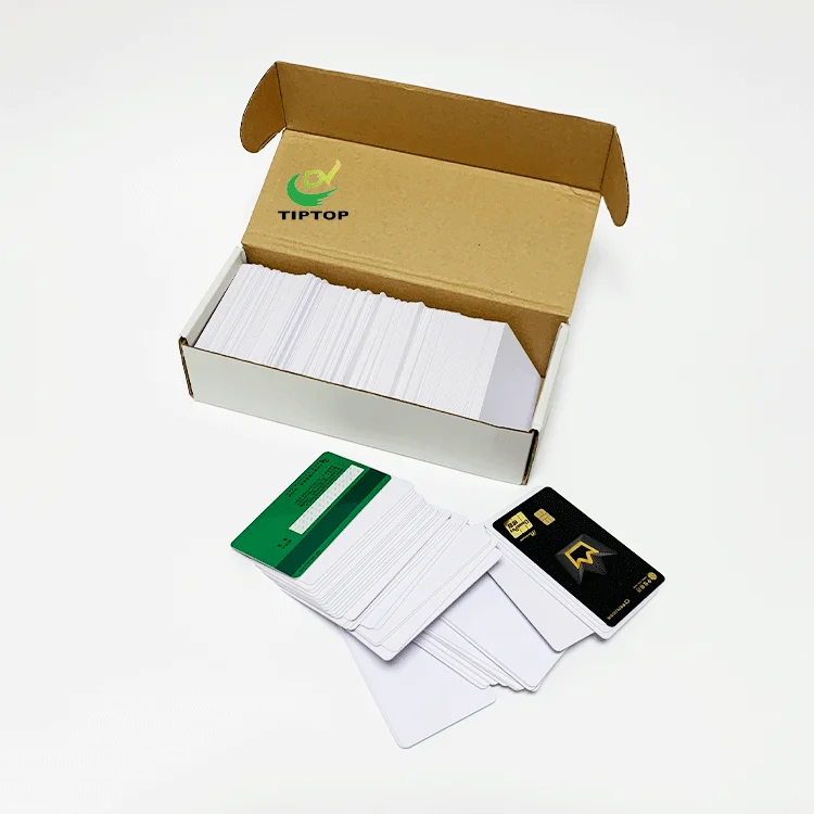 TIPTOP 0.76*54*85.5mm Blank Plastic PVC Card Printable Business Card no chip for High Quality Pvc Business Card