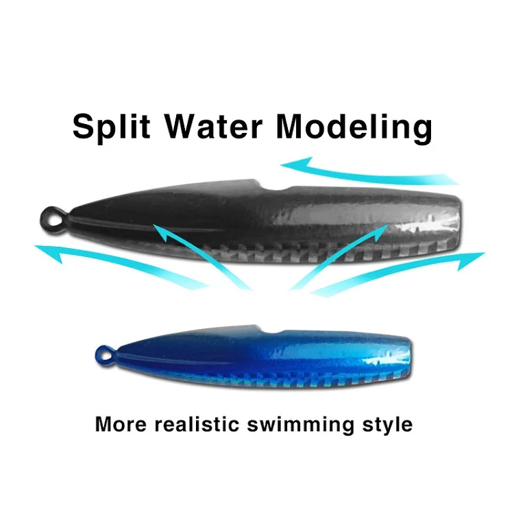 Jig25 boat fishing  yanyue false bait 40g- 200g lead fish iron plate bait luminous squid hook Octupos Squid Jigs