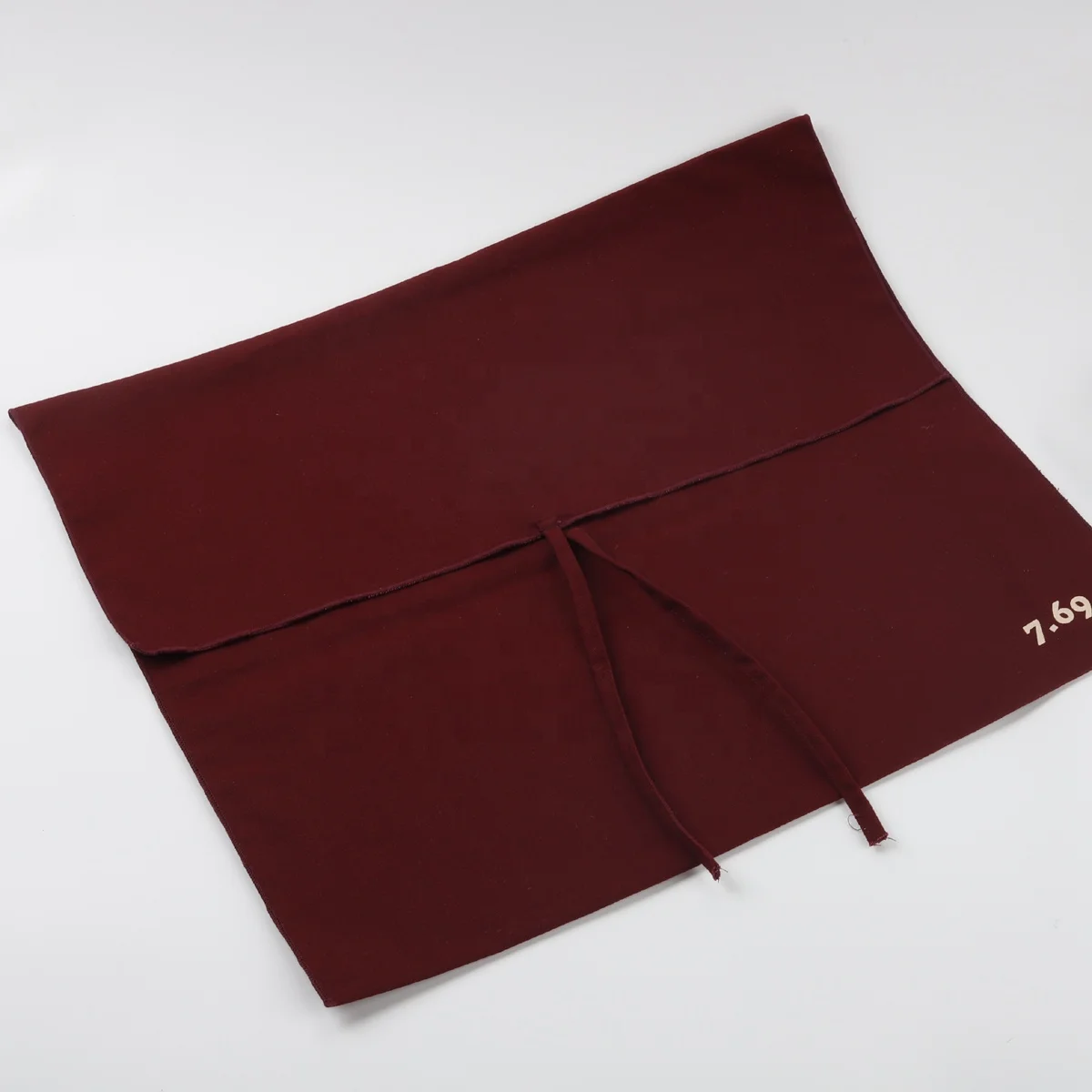 
Custom Logo Printed Cotton Envelope Underwear Pouch Large Twill Cotton Clothes Dust Packing Envelope Bag 