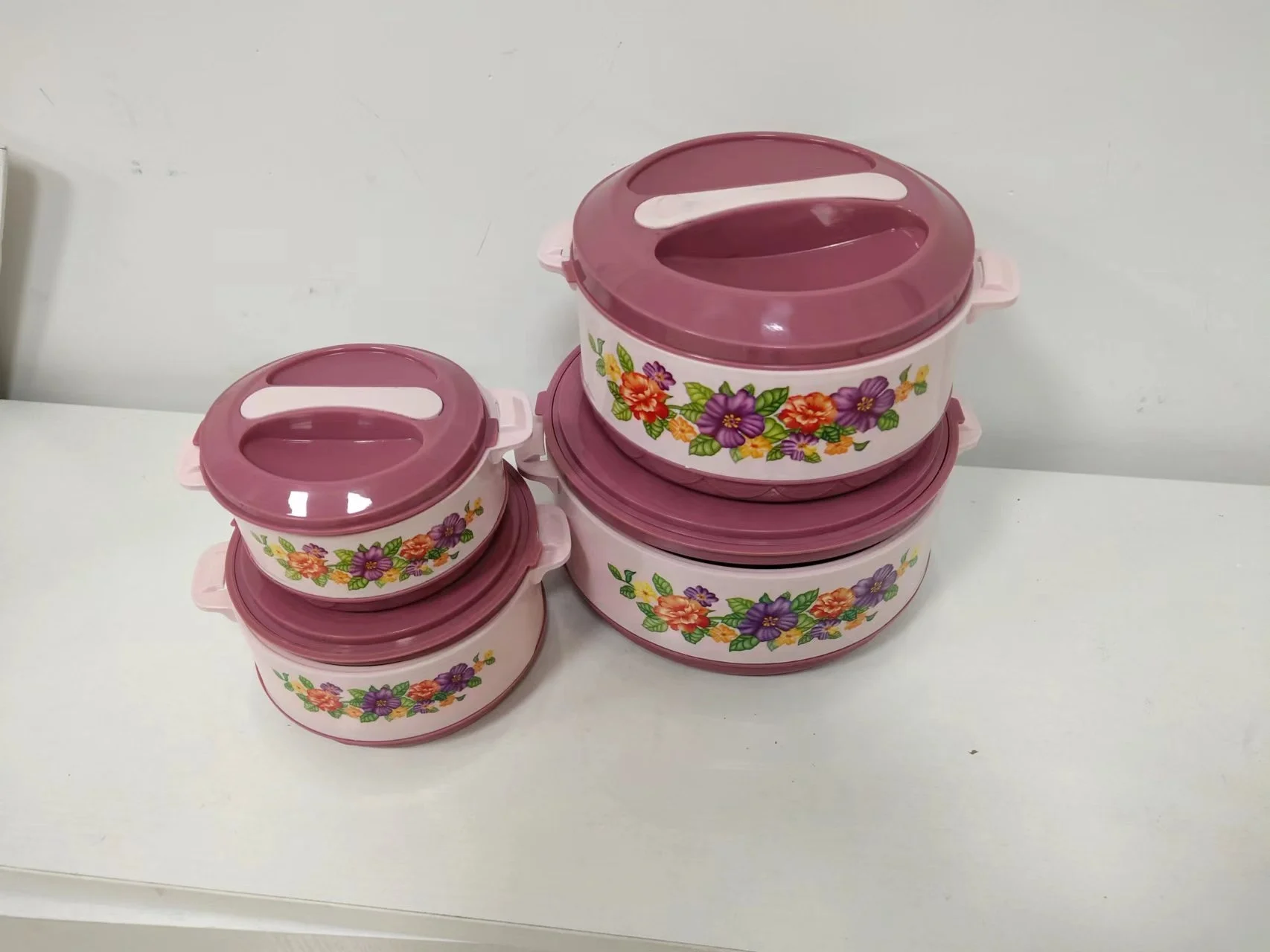 0.5L 1L 1.5L 2L African Hot Sell Household Thermo Insulated Hot Pots Food Warmer 4 pcs Set Thermal Containers