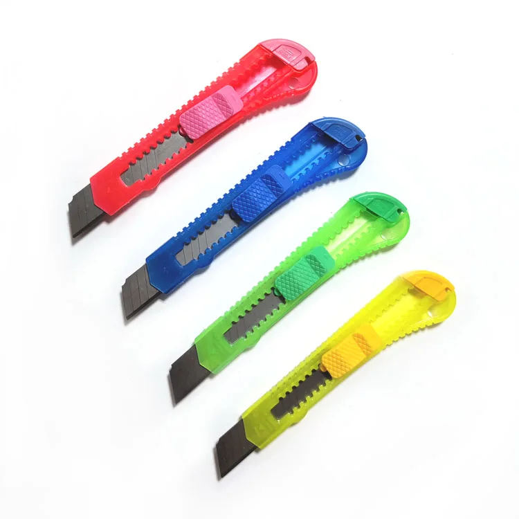 Hot Selling Utility Knife Art & Cutting Tool & Stationery Manual Paper Cutter Knife for Opening Box