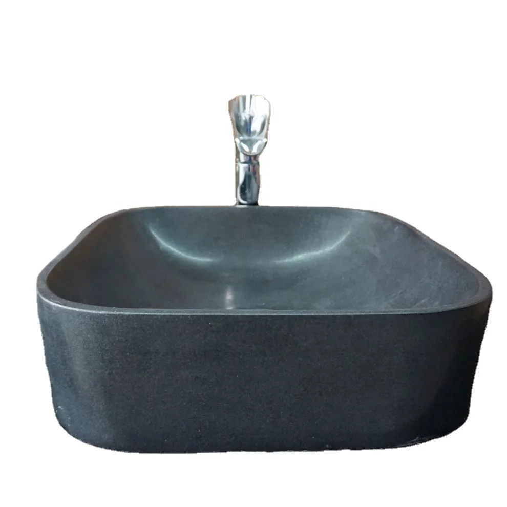 Low Price Natural Freestanding Stone Kitchen Deep Bathroom Sinks