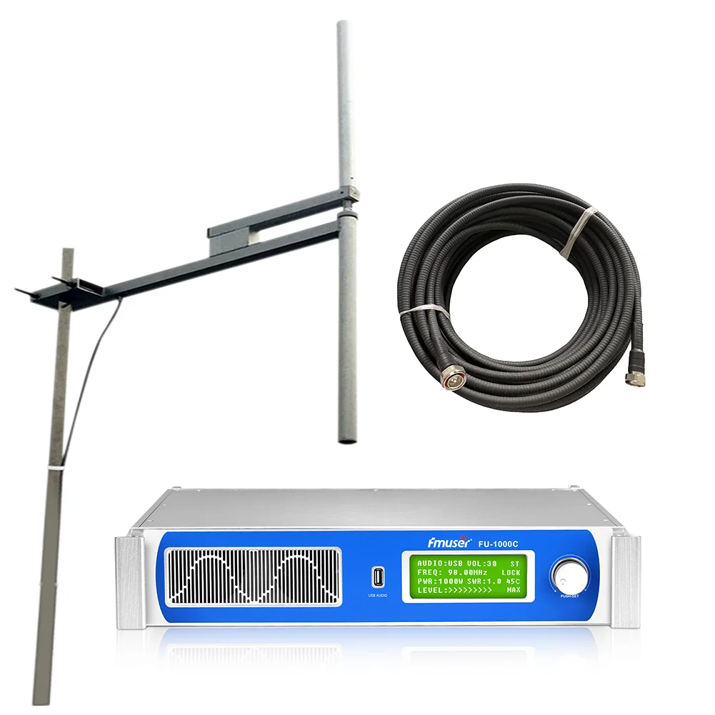 FMUSER BS-2M FM Radio Station Equipment Package, FM transmitter, Radio Station, 1000W 1KW