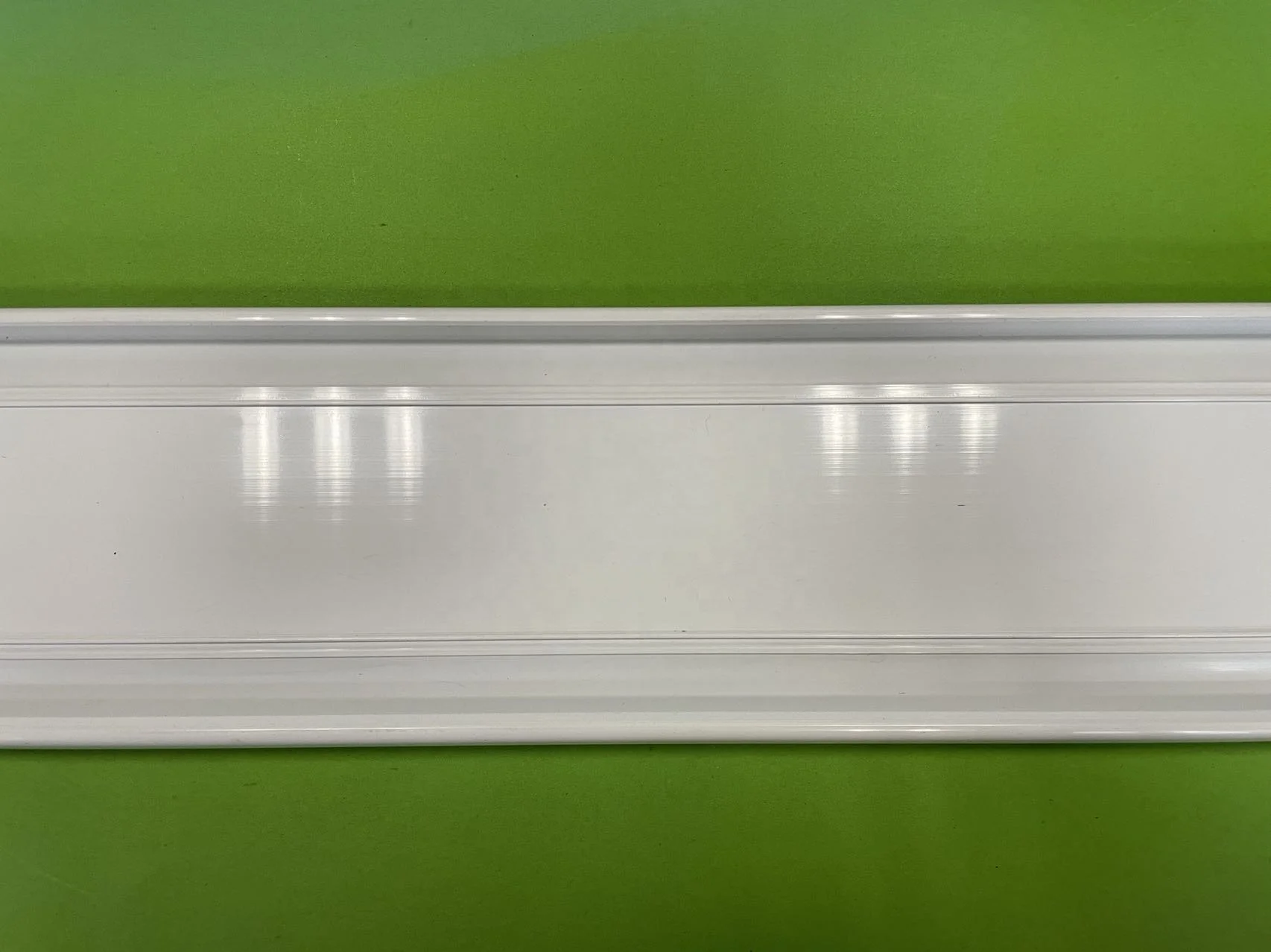 Plastic PVC extruded base for PC cover of LED light