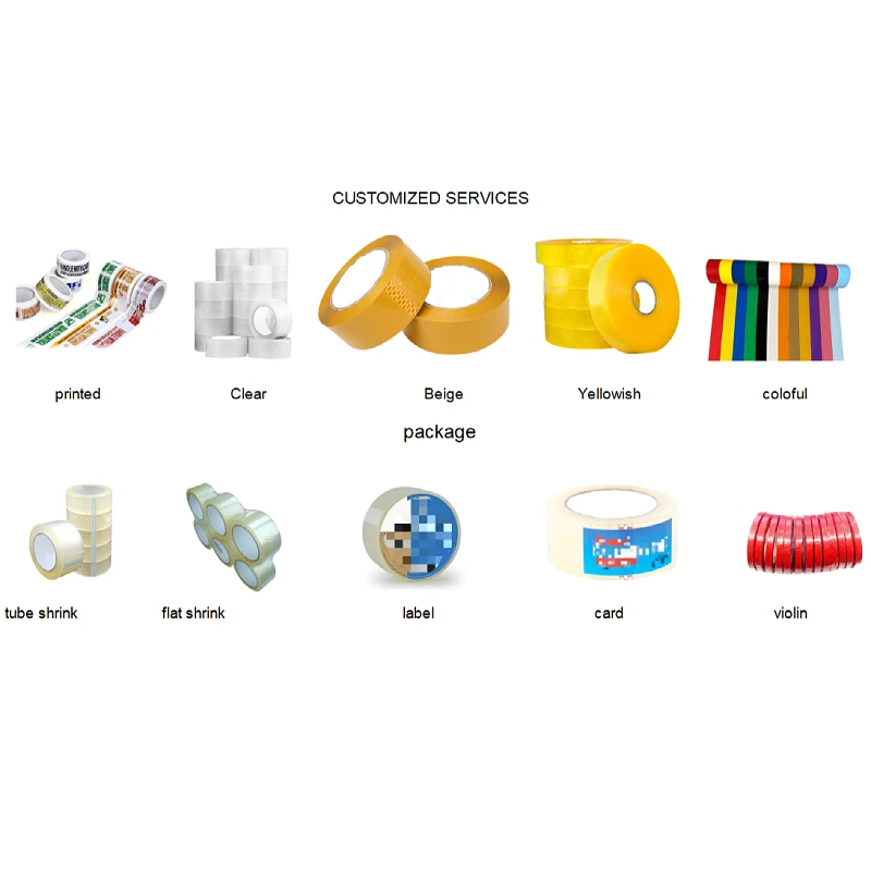 50mm metal band film strapping packing printing marking rubber jumbo film poly-tape-opp-tape