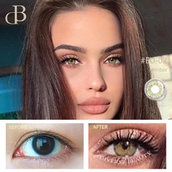 Hot sale prescription clear eye contact lenses 5 colors colour contact comfortable eye lenses color contact lens