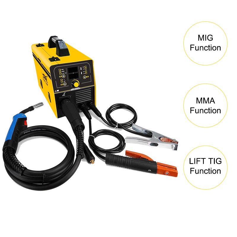 Gasless Gas Mig Mig Mag Mma Lift Tig 4 In 1 Inverter Welding Machine Metal Mig Welding Machine