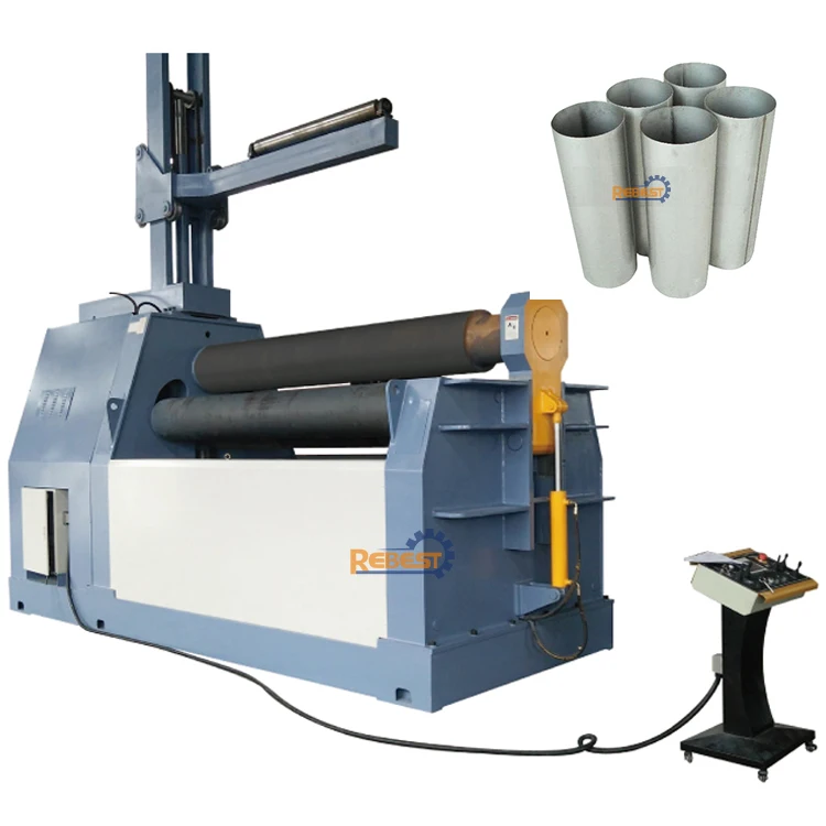 W12NC 4 Rolls 40mm Hydraulic Used Steel Plate Rolling Machine