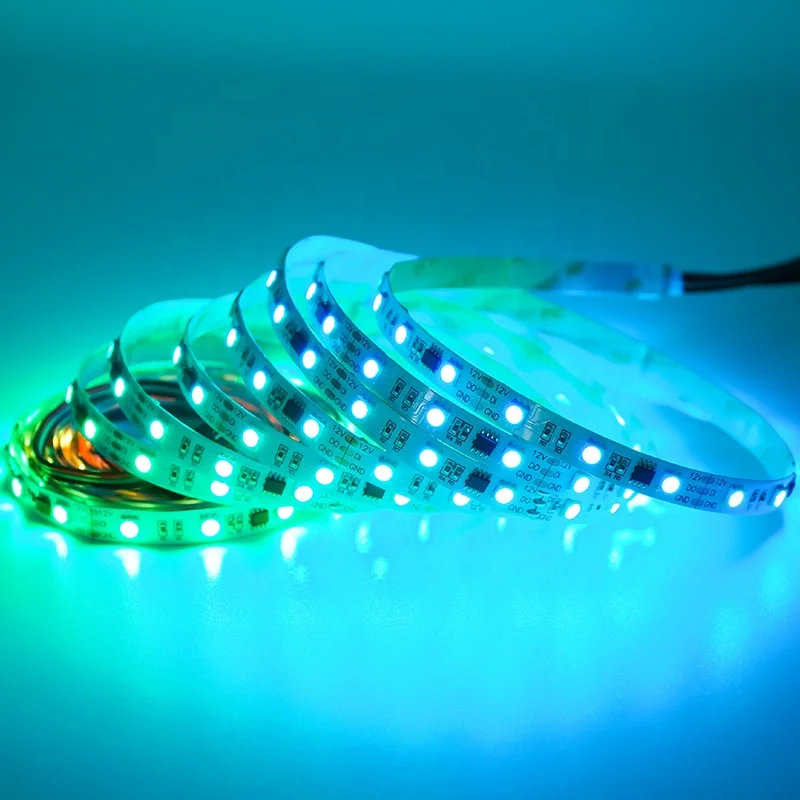 Factory Wholesale 48led 12V WS2811 Dream Color 5050 RGB LED Strip Light For Holiday Lighting