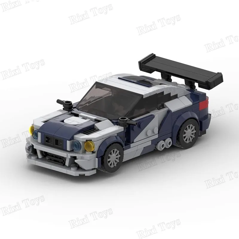 MOC Technic Blue M3 Famous Speed Racing Car NFS Vehicle Model DIY Assembly Toys Bricks Building Blocks Sets