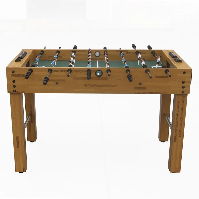 Mini Wooden Indoor Foosball Table 8-Pole Football Football Game
