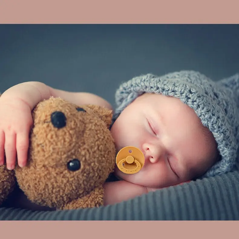 Candy Color Baby PP Pacifier Portable For Baby Pacifier Baby Pacifier Can Be Add logo Wholesale Liquid Silicone