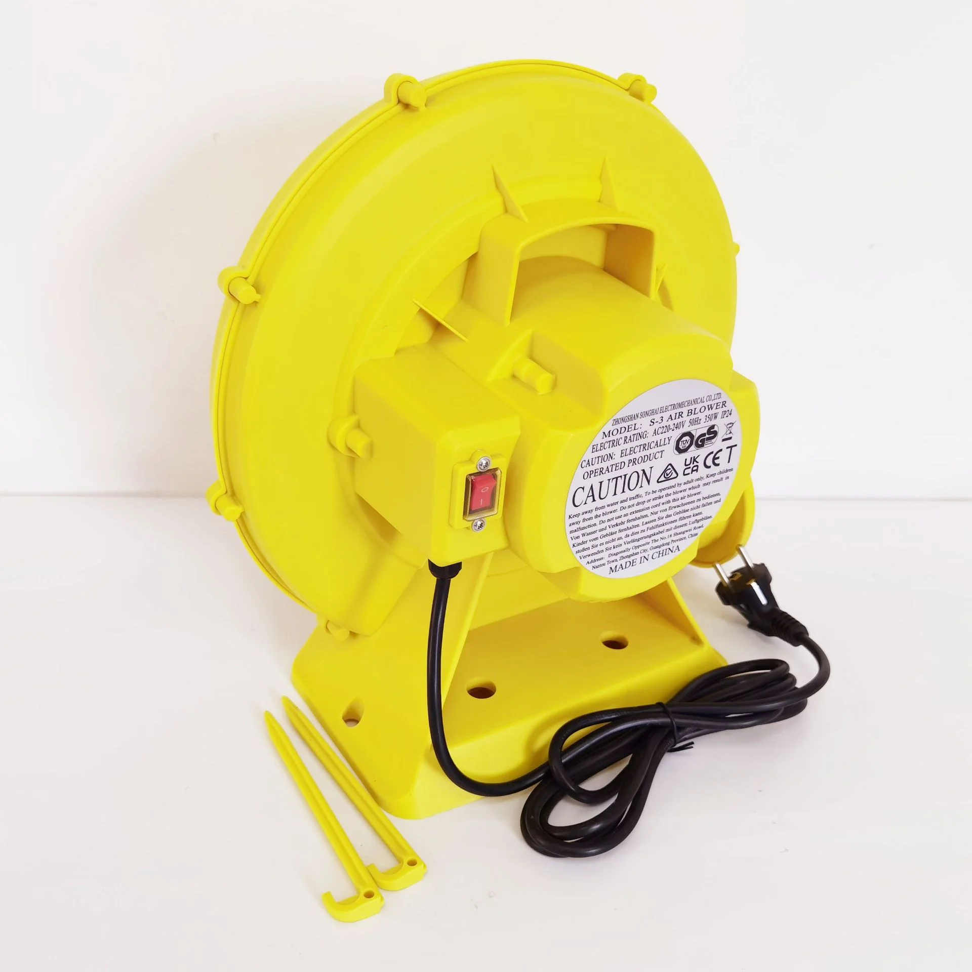 Air Blower for Bouncing House Inflatable Trampoline Blower Air Fan Inflate Wind Blowing Machine