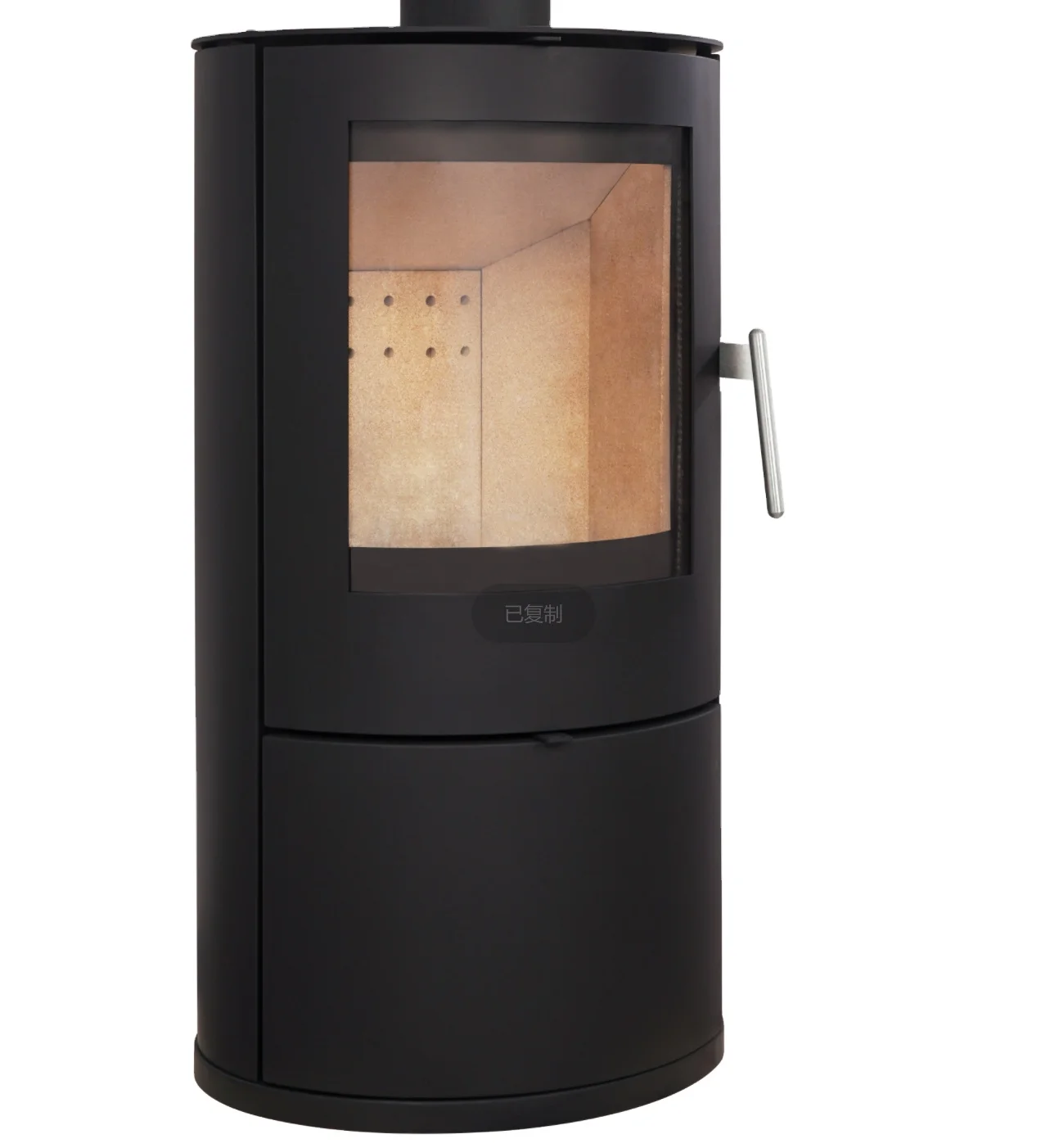 ECO 2022design High-Temperature Resistant Glass European design Classic Wood Stove classic round type