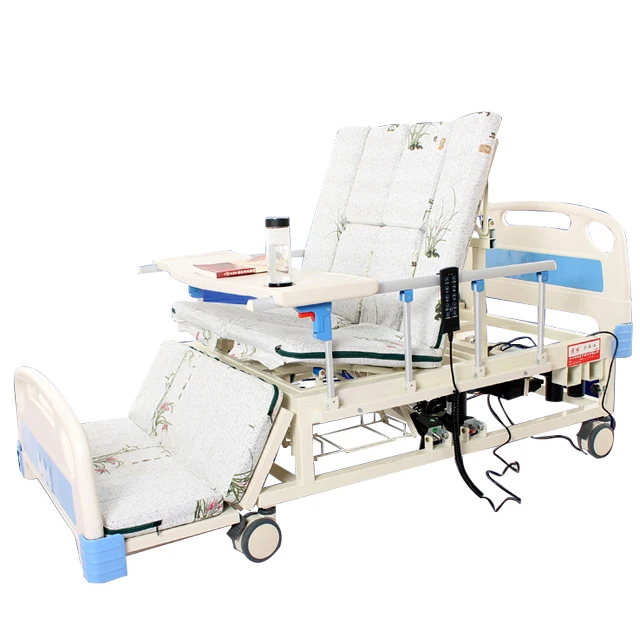 ICU Multifunction Hospital Five Function Medical Electric Patient Bed For Elder Patient