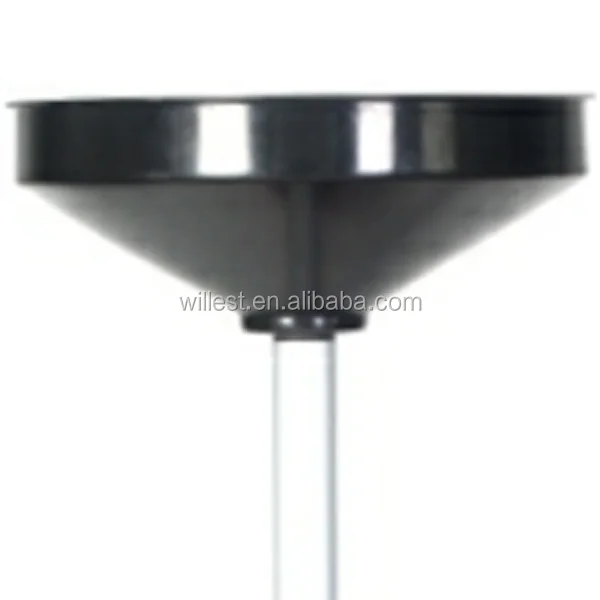 Engine oil extractor changer tank HUTZ 35L manual operate plastic waste oil collector trolley OD35E04C car repair oil drainer