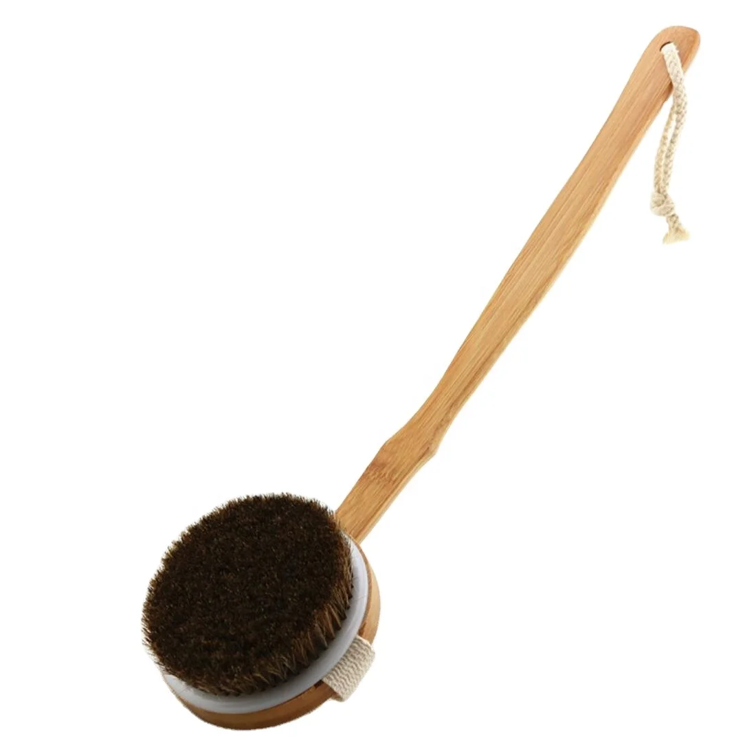 Dry brushing cleaning dry skin brush boar bristle body brush for scrubbing back