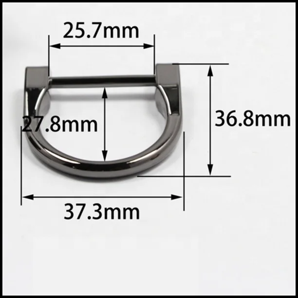 High Quality Black Metal D Ring For Leather D Ring Belt