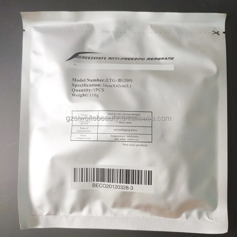 Etg Iii Anti Freezing Membrane For Cryolipolyse Slimming Machine Membrane