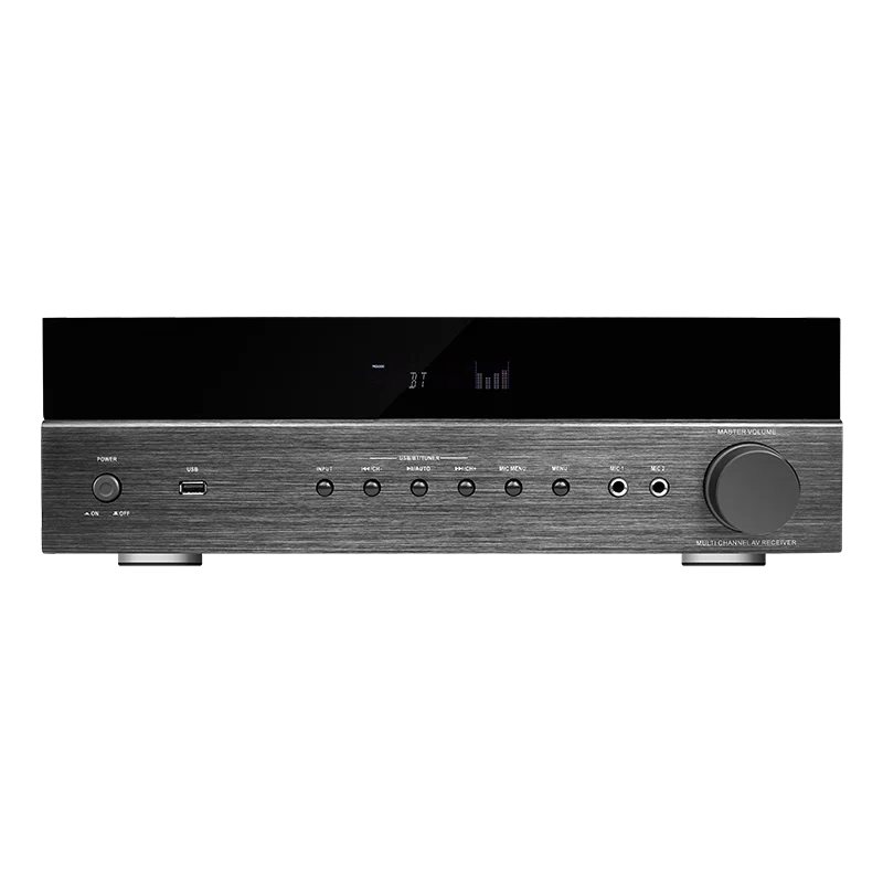 Kinma Hot Sale Model High Power HD Hifi 5.2 Channel DSP Home Theatre Amplifier BT Amplifier for Home