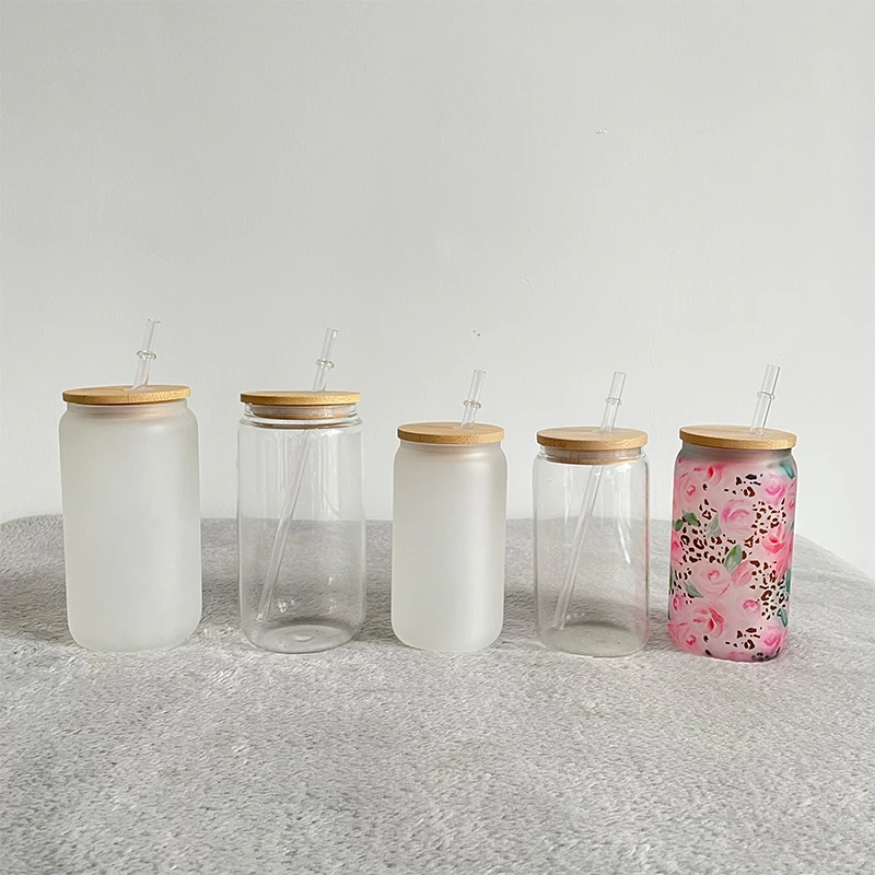 Пустые сублимационные DIY дизайнерские прозрачные стеклянные банки для хранения риса макаронных изделий спагетти консервированные мини-стеклянные Мейсона