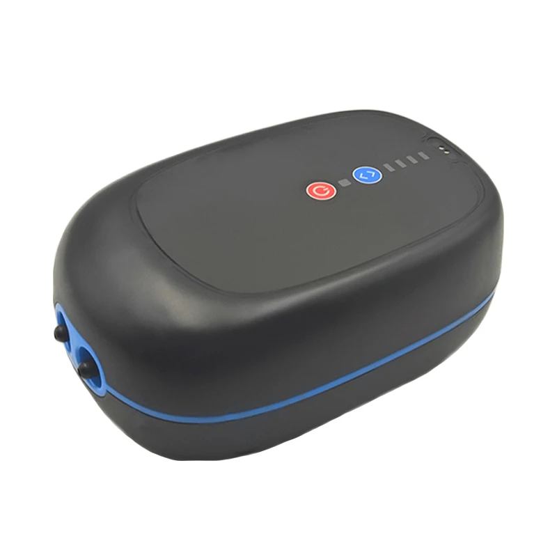 Aquarium Oxygen IP67 Waterproof Double Air Outlet Electric Mini  Air Pump for Fish Tank
