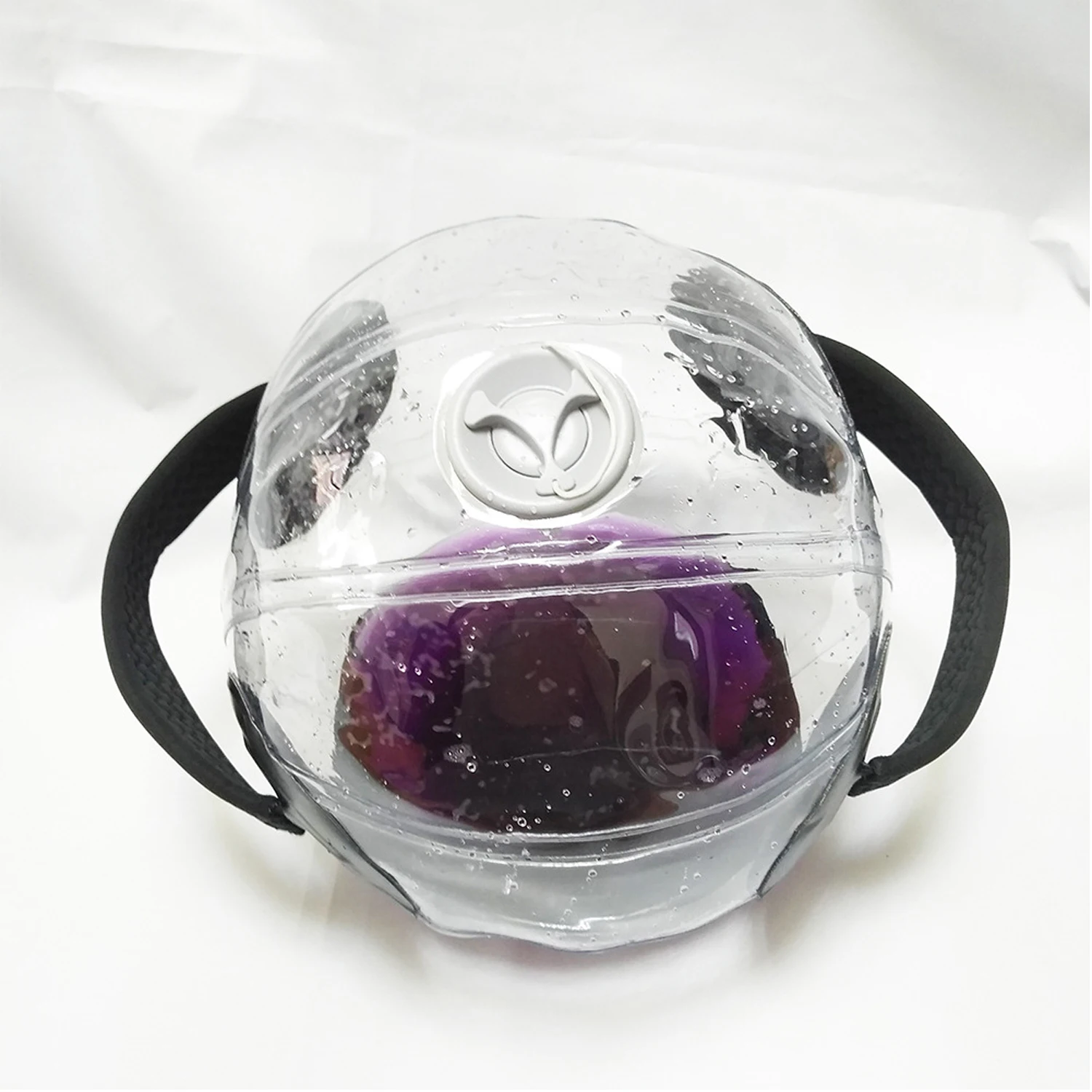 Sports water polo ball  fitness  semi-permeable color with handle inflatable dumbbell water injection