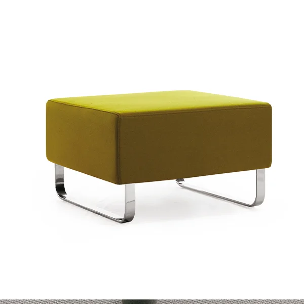 Modern custom green color chain hotel dining furniture cafe sofa bench sofa set furniture
