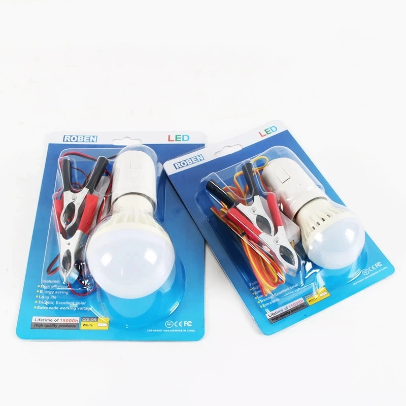 Hot Sale Smd2835 DC 12v 28w Led Bulb Light With 1.2m Cable Clamp T-type DC Bulb 12V 24V 36V