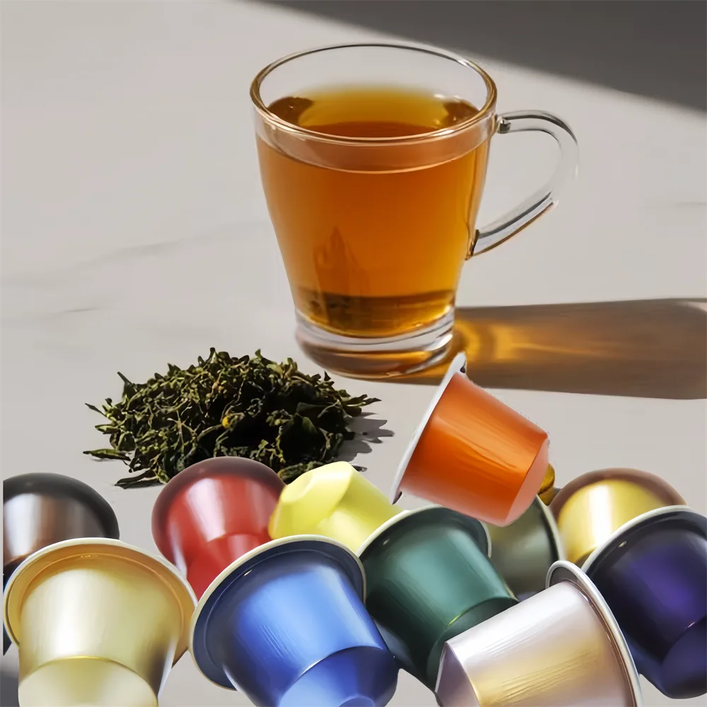 Chinese e commerce site Hot sell tea capsules k cups coffee pods green tea capsule kcup compatible