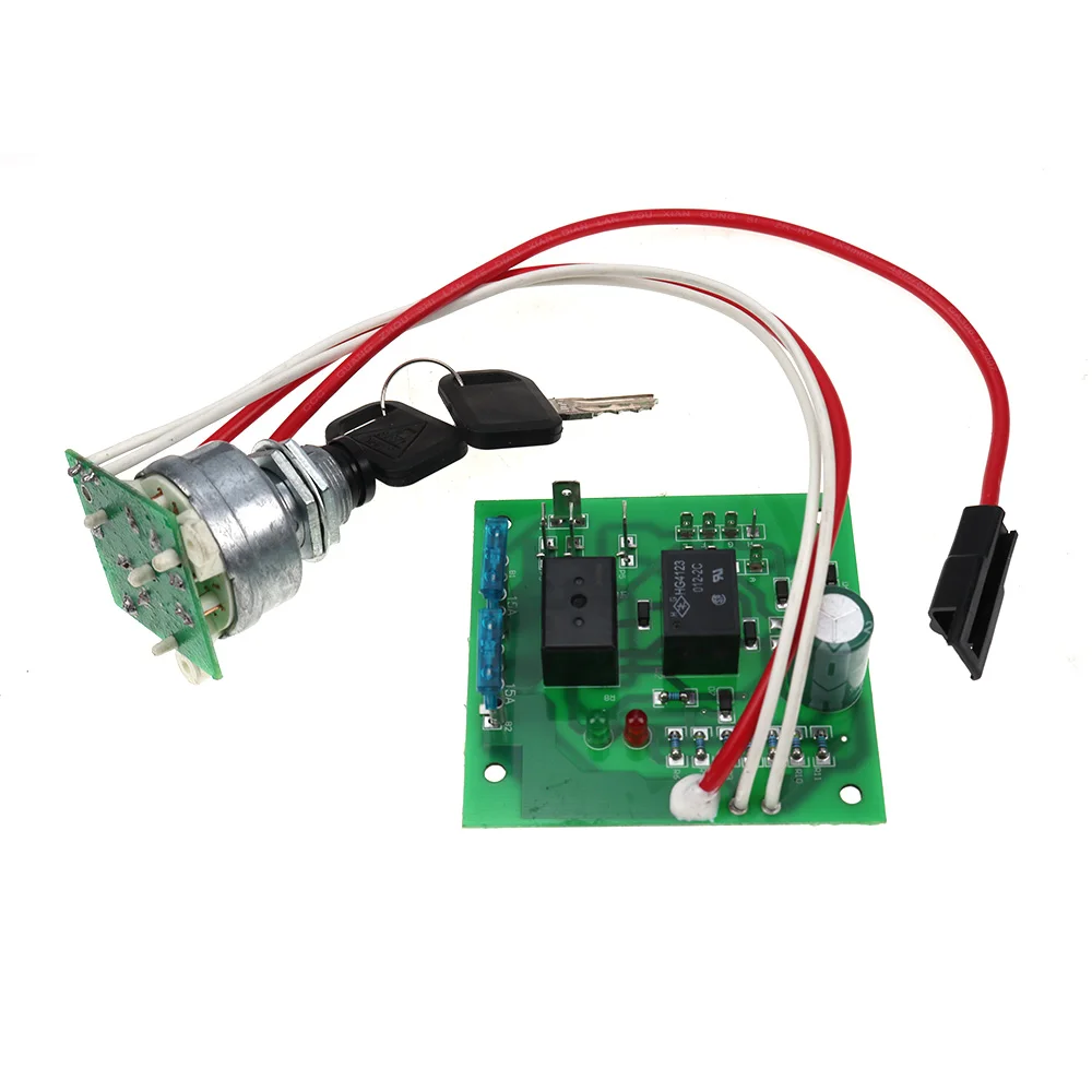 Holdwell Replacement Ignition Switch Module w/Key AM115471 for Tractor Lawn and Garden 415 425 445 455