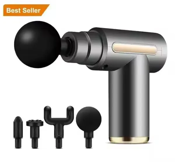 Portable Mini Electric Handheld Massage Gun for Deep Tissue Percussion for Back Pain Relief and Head/Neck Application