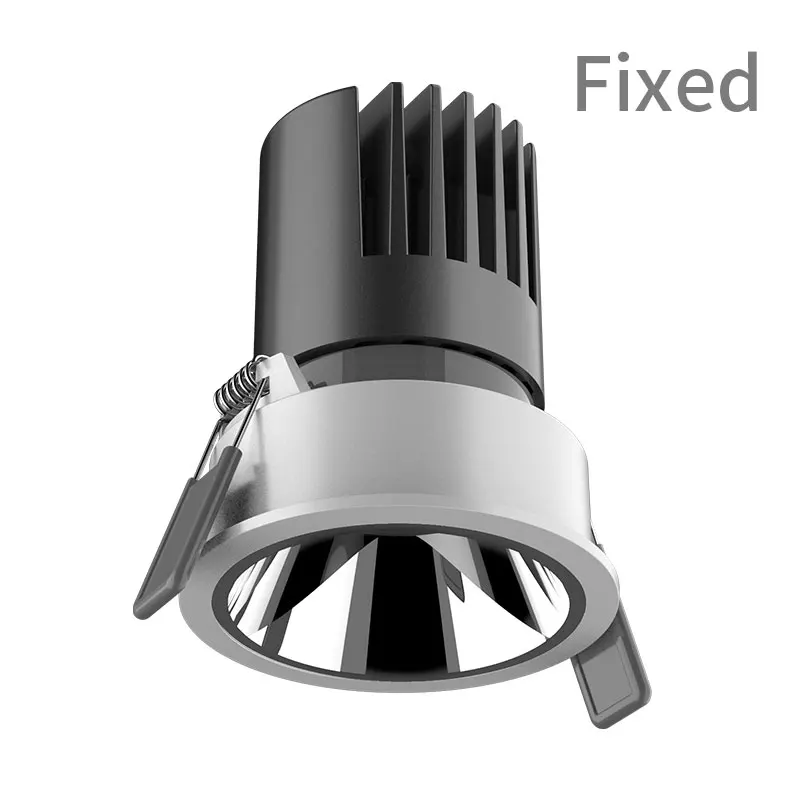 12W Anti Glare Cut Out 75mm Adjustable Angle LED Recessed Downlight Ceiling Light
