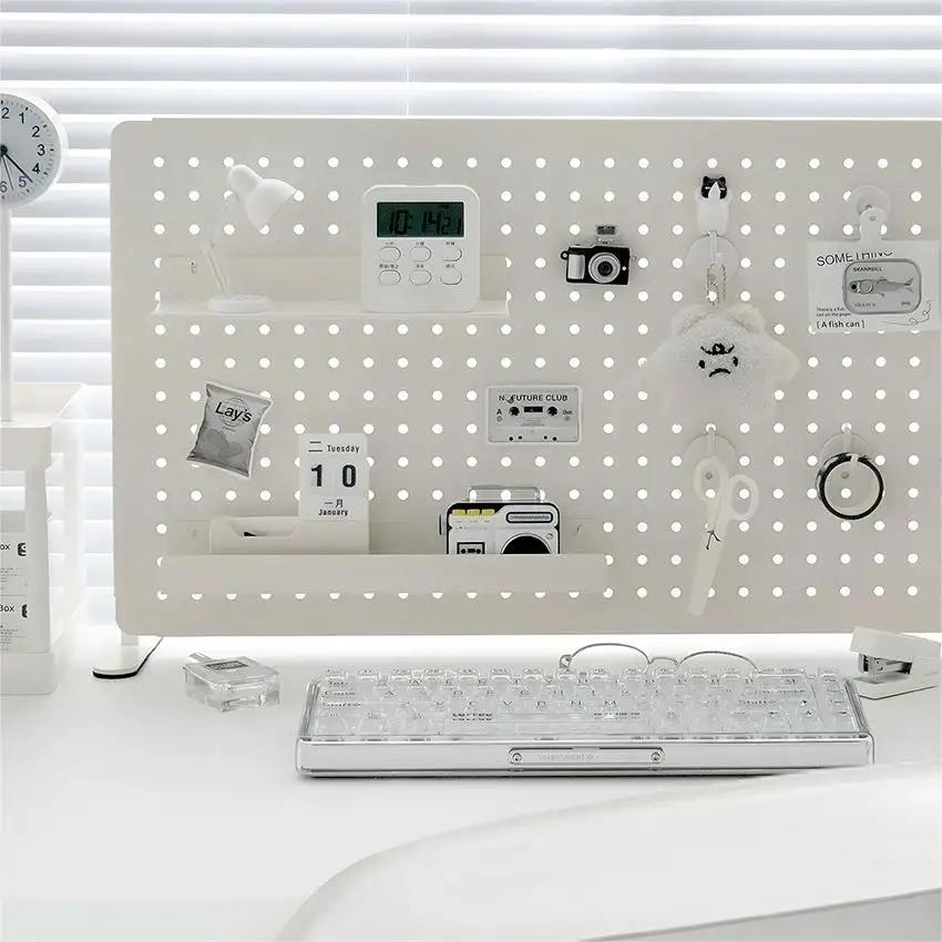 No-Punch Hole Board Storage Den Bathroom Wall Mounted Organizer Combination Storage Holes