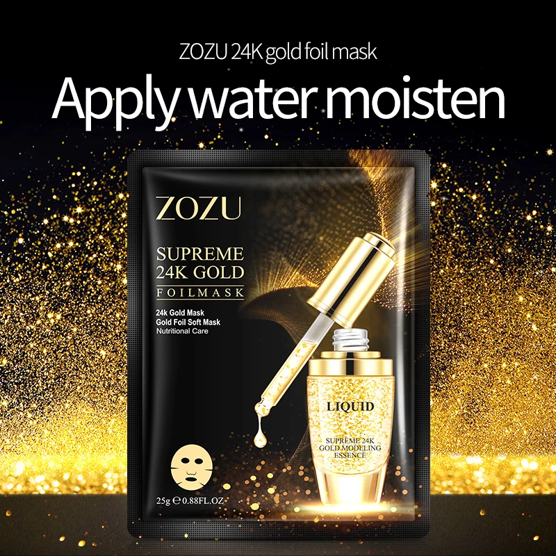  Маска VENZEN ZOZU bioaqua для ухода за кожей лица из чистого золота